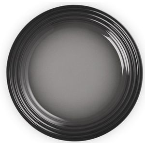 Le Creuset 4 aardewerken ontbijtborden Flint 22cm