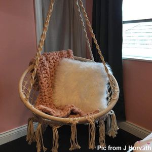 Hangstoel – hammock stoel – binnen en buiten – hangnestje – luxe hangstoel