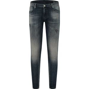 Purewhite - Dylan Heren Skinny Fit Jeans - Blauw - Maat 33