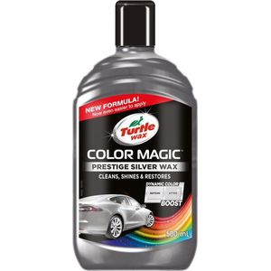 Turtle Wax 52710 Color Magic Prestige Silver Wax 500ml - Speciale Auto Lakherstel En Polijst - Zilver