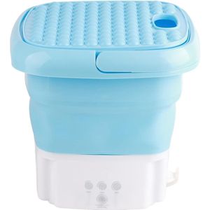 Mini-opvouwbare wasmachine en centrifuge voor dieptereiniging - Blauw