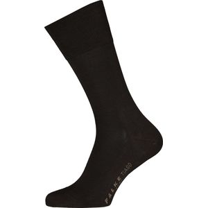 FALKE Tiago hoge kwaliteit zonder motief halfhoog comfortabel  robuust ademend cadeau dekkend Fil D'Ecosse Katoen Bruin Heren sokken - Maat 45-46