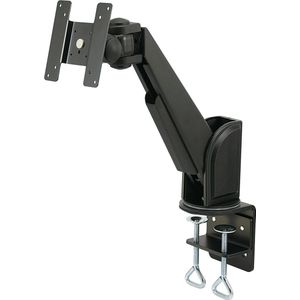 SpeaKa Professional SP-1664312 Monitor-tafelbeugel 1-voudig 33,0 cm (13) - 55,9 cm (22) Zwart Kantelbaar, Zwenkbaar,