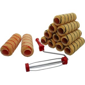 13 Stuks Geweven Roller Frame Set 9"" x 1.75"" Medium Pile Paint Rollers - PRRF010 met Gratis Verzending