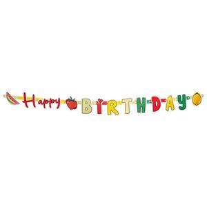 Boland - Letterslinger Fruit 'Happy Birthday' - Tropisch - Tropisch