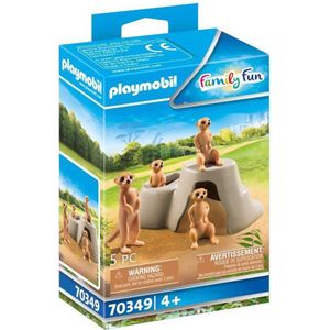 PLAYMOBIL Family Fun Kolonie stokstaartjes - 70349