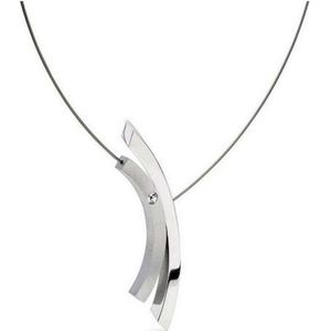 Clic Jewellery aluminium necklace matte/polish