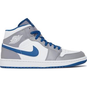 Nike Air Jordan 1 Mid True Blue Cement (GS) maat 38.5/6Y DQ8423 014