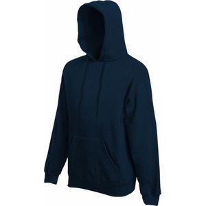 Fruit Of The Loom Heren Sweatshirt Met Capuchon / Hoodie (Donker Marine)