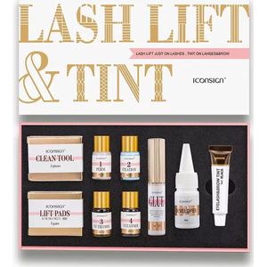 Faye Beauty - Lash Lift & Brow Lamination Kit – Wimperlifting set - Lash Lift Kit en Brow Lamination Set in één – Inclusief Gratis Zwarte Wimperverf