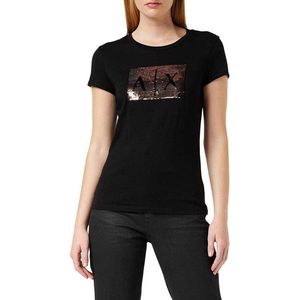 Armani Exchange 8nytdl T-shirt Met Korte Mouwen Zwart L Vrouw