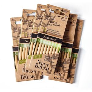 NextBrush - Interdentale ragers van bamboe – 48 stuks - ISO 2 – 2,4 mm - (Melamine-vrij)
