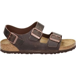 Birkenstock MILANO - Volwassenen Heren sandalen - Kleur: Bruin - Maat: 40