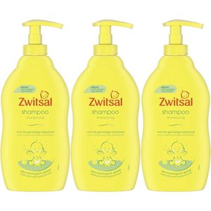 Zwitsal Shampoo 3 x 400 ml Pomp - Met Anti-Prik Formule