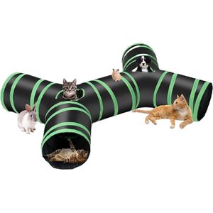 Kattentunnel - Bot - Konijnentunnel - Speeltunnel - Kattenspeelgoed - Kattenspeeltjes - Kruiptunnel