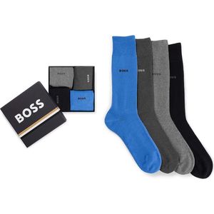 Hugo Boss heren BOSS giftbox 4P sokken basic logo multi