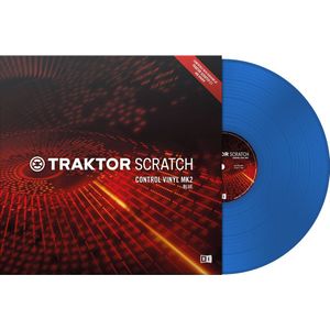 Native Instruments Traktor Scratch Control Vinyl MK2 Blue - DJ Control