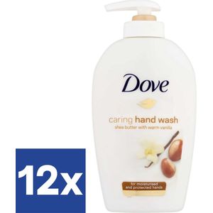Dove Handzeep Sheabutter & Warm Vanilla (Voordeelverpakking) - 12 x 250 ml
