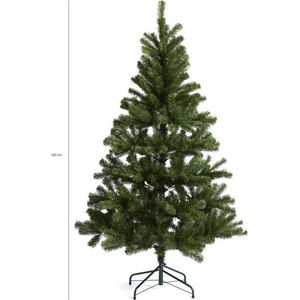 LIFA LIVING Kunstkerstboom – Groene Kerstboom – Kunststof – Incl. Standaard – 180 cm