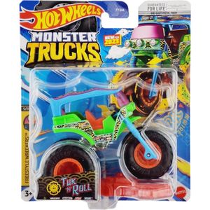Hot Wheels Monster Jam truck Trike Tuk 'n Roll - monstertruck 9 cm schaal 1:64