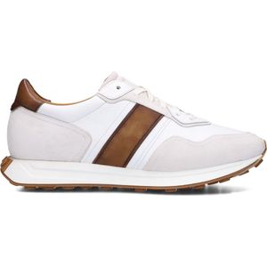 Magnanni Phoenix Sneakers - Leren Sneaker - Heren - Wit - Maat 43,5