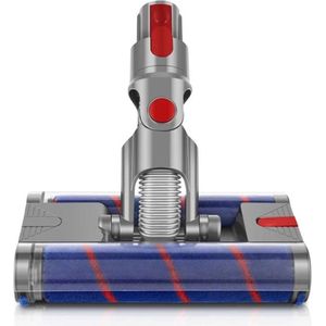 ZENC® Zuigmond met Dubbele Roller Geschikt voor Dyson V15, V11, V10, V8 & V7 Steelstofzuiger - Borstel - Vloerborstel - Stofzuiger - Parketborstel - Stofzuigermond - Opzetstuk - Mondstuk - Stofzuigeraccessoires - Grijs