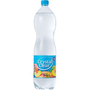 Crystal Clear Peach PET 6 x 1,5 liter