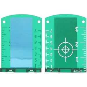 Magnetische Vloerdoelplaatkaart - 2 Stuks met Standaard voor Laserlijnniveau