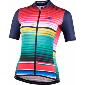 Nalini Fietsshirt Korte Mouwen Dames Multikleur - NEW TURIN 2006 STRIPED MULTICOLOR - L