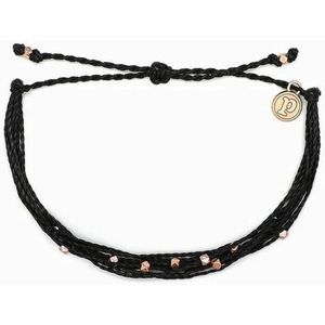 Pura Vida- Armband- Maliblu- Rose goud- Zwart