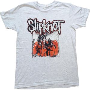 Slipknot - Self Titled Heren T-shirt - 2XL - Grijs