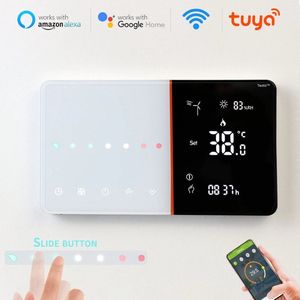 TechU™ Slimme Thermostaat Ease – Wit – Alleen voor CV-ketel – App & Wifi – Google Home & Alexa – Persoonlijk programma instelbaar