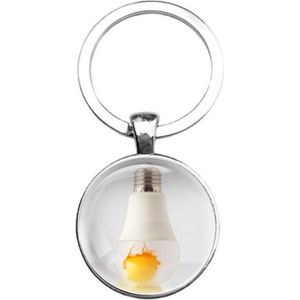 Sleutelhanger Glas - Lamp Ei