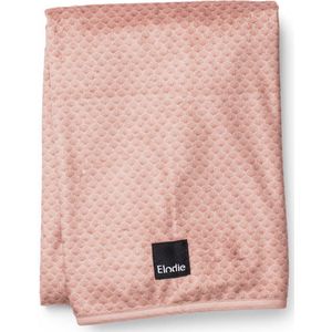 Elodie Pearl Velvet baby deken - Wiegdeken- Dekentje - Baby dekentje - 75x100 cm - Pink Nouveau -