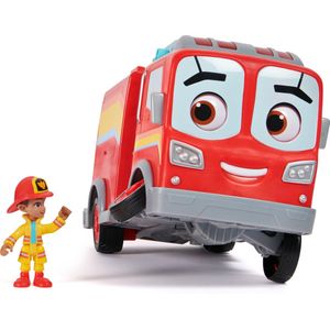 Disney Firebuds Vuur Vriendjes - Interactieve Bo & Flash Brandweerwagen met licht en geluid