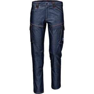 SIR SAFETY SYMBOL DENIM STRETCH Werkbroek HEREN Indigo - Met Oxford Verstevigingen, Gereedschapszakken, Drievoudige Stiksels