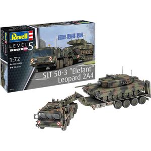 1:72 Revell 03311 SLT 50-3 ""Elefant"" + Leopard 2A4 Plastic Modelbouwpakket