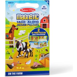 Melissa & Doug Magnetische legpuzzels meenemen - Op de boerderij