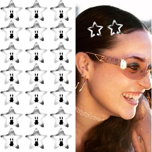 Star haarclips, 50 stuks antislip haarspeldjes haaraccessoires voor vrouwen, 4,1 cm