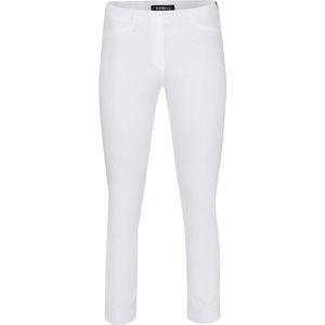 Robell Comfort 7/8 Stretch Broek - Rose 09 - Wit - EU48