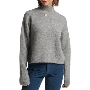 Superdry Vintage Essential Mock Neck Trui Vrouwen - Maat 44-46 Maat 44