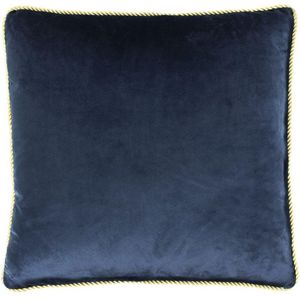 Sierkussen - Sier Fluweel Navy - Blauw - 45 Cm X 45 Cm