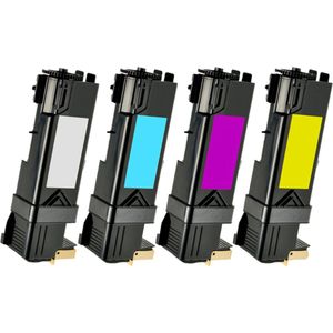 Geschikt voor Xerox Phaser 6125 - Toner cartridges - Multipack 4 Toners