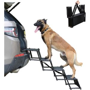 Hondentrap inklapbaar - Veilige stevige trap voor de hond - Inklapbaar voor in de auto