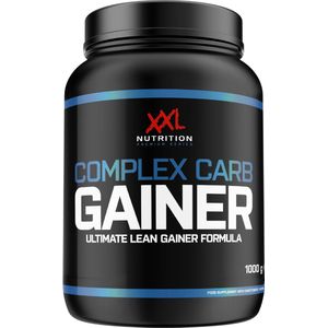 XXL Nutrition - Complex Carb Gainer - Maaltijdvervanger, Weight Gainer, Shake Spiergroei & Herstel - Vanille - 1000 Gram