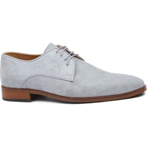 Melik Schoen Cloud Suede Lichtblauw - Maat 43 - Heren - Nette schoenen