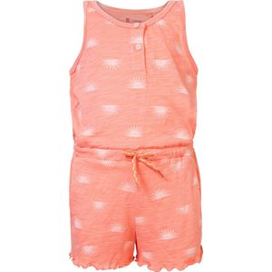 Noppies Girls Jumpsuit Eski sleeveless all over print Meisjes Jumpsuit - Coral Haze - Maat 128