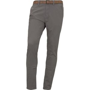 TOM TAILOR Slim Chino with belt Heren Broek - Maat 30/34