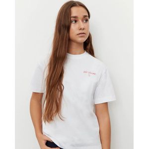 Sofie Schnoor G241216 Tops & T-shirts Meisjes - Shirt - Wit - Maat 152