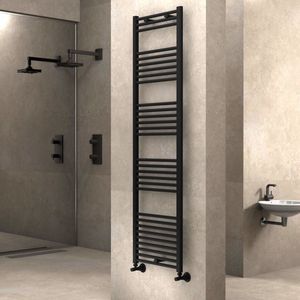 HAITI 500 x 1800 Zwart designradiator badkamer radiator radiatoren